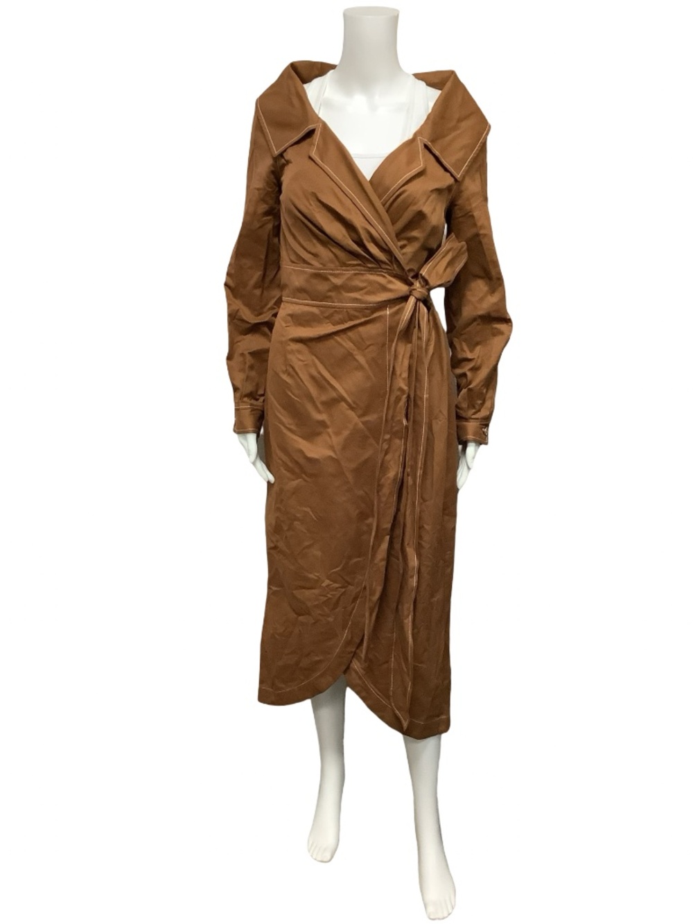 Staud Dress Trench Maxi Length Size: M